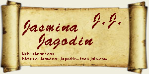Jasmina Jagodin vizit kartica